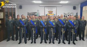Viterbo - Guardia di finanza provinciale - Avvicendamento tra Carlo Pasquali e Michele Gallaccio