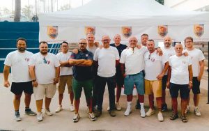Viterbo - Il Sodalizio dei facchini di santa Rosa in visita al Comitato minimacchina di Santa Barbara