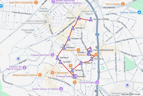 Minimacchina del centro storico, il nuovo percorso arriva al santuario di Santa Rosa