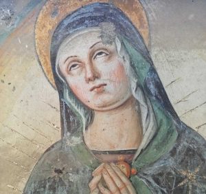 Viterbo - Ex chiesa delle Fortezze - I restauri nella Cappella Mariana