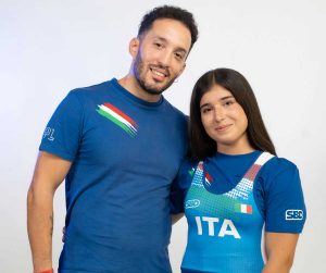 Giada Spadaro e l'allenatore Danilo Camilleri