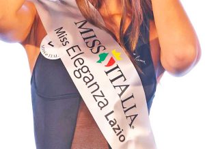 La fascia di Miss eleganza Lazio 2026