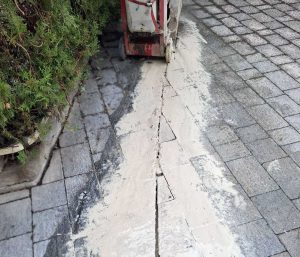Bassano Romano - Scavo non a norma in via Leonardo Da Vinci