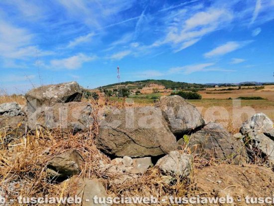 Viterbo - Pian di Giorgio - Tratto basolato della via Ferentiensis
