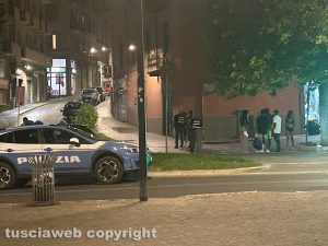 Piazza del Sacrario - Intervento dellai polizia
