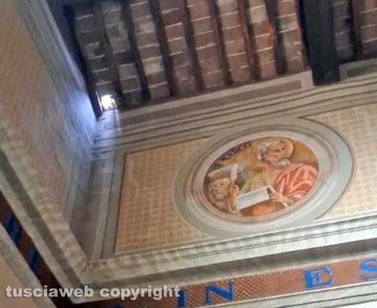 Fulmine sulla chiesa di Sant'Angelo - Danni al tetto 