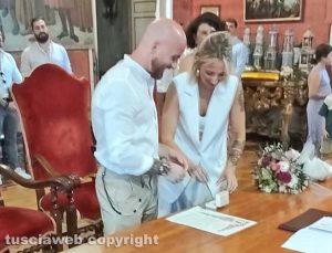 Luca Vitelli e sua moglie Sandrina