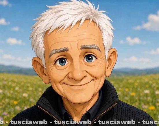 Viterbo - Il cartone animato di Juppiter per l'ultimo saluto a don Antonio Mazzi