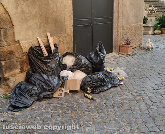 Rifiuti non ritirati a Vetralla
