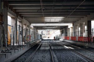Roma - I lavori alla stazione Pigneto