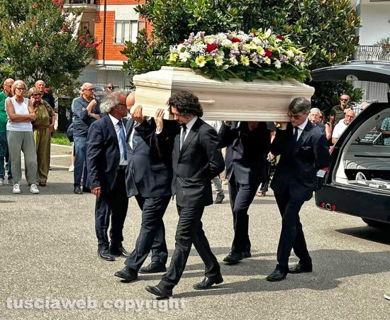 Viterbo - Il funerale di Luisa Panunzi