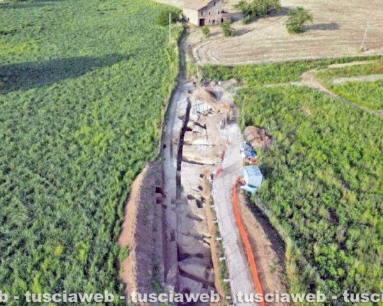 Necropoli del Casalaccio - Una veduta dall'alto