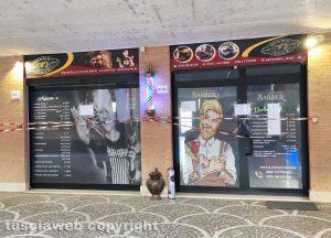 Chiuso barber shop a Orte scalo