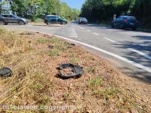 Tarquinia - Scontro all'incrocio tra Sp Porto Clementino e via Andrea Doria