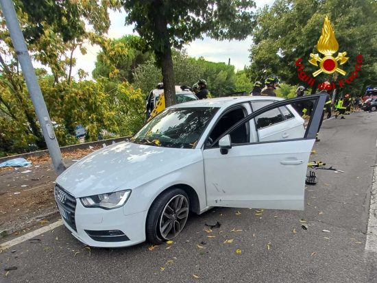 Terni - L'Incidente a viale Borzacchini