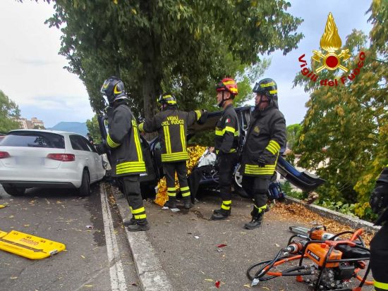 Terni - L'Incidente a viale Borzacchini