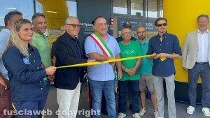 L'inaugurazione dell'area commerciale a Paparano