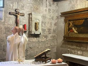 Viterbo - Messa nella casa di Santa Rosa - Don Massimiliano Balsi