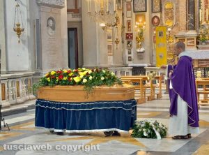 Viterbo - Il funerale di Roberto Baldini