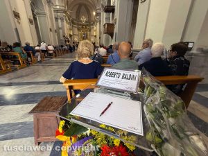 Viterbo - Il funerale di Roberto Baldini