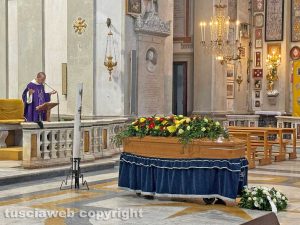 Viterbo - Il funerale di Roberto Baldini
