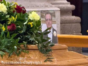 Viterbo - Il funerale di Roberto Baldini