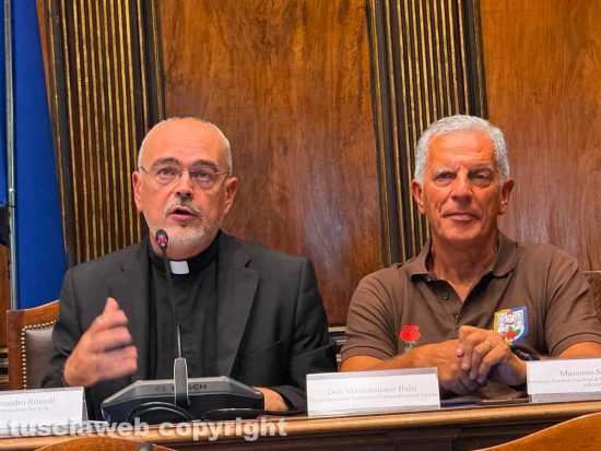 Don Massimiliano Balsi e Massimo Mecarini