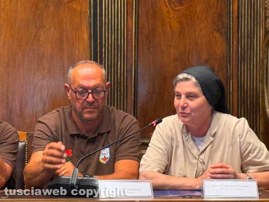 Luigi Aspromonte e suor Francesca Pizzaia