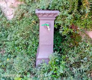 Viterbo - Una delle fontanelle senza acqua