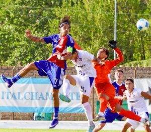 Una fase del match tra Flaminia e Follonica Gavorrano
