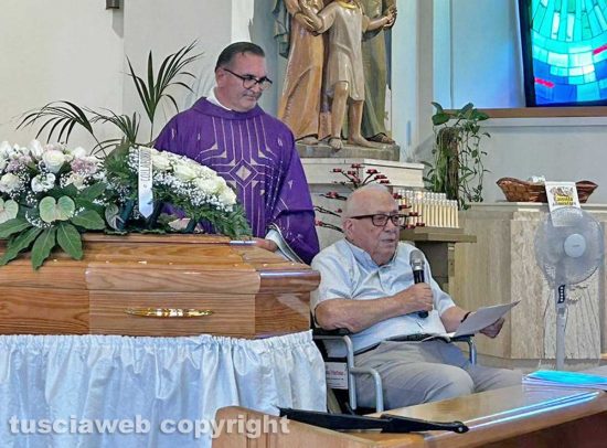 Viterbo - Chiesa della Sacra Famiglia - Funerali di Laura Valentini