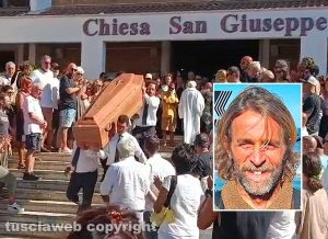 Civitavecchia - I funerali di Alessio Fantozzi
