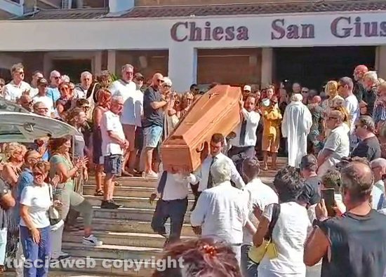 Civitavecchia - I funerali di Alessio Fantozzi