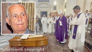 Viterbo - I funerali di don Ivo Bruni