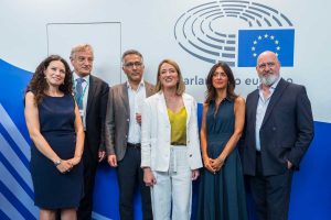 Roberta Metsola e Antonella Sberna al Meeting di Rimini 
