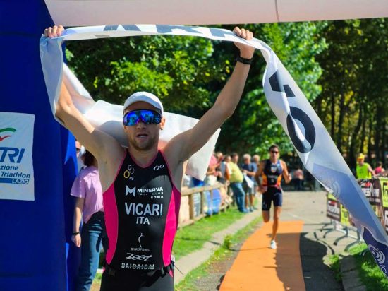 Sport - Triathlon della Tuscia - L'atleta Vicari