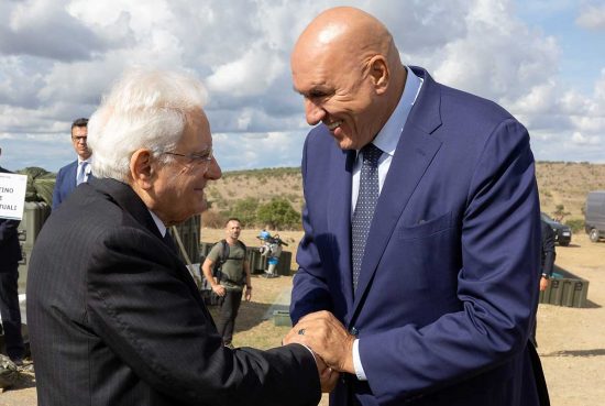 Sergio Mattarella e Guido Crosetto