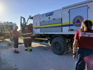 Tarquinia - Incendio in località San Giorgio