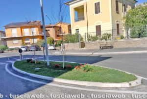 Civita Castellana – Un cittadino ha donato piante e fiori per l’aiuola di largo Roma