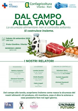 Confagricoltura - Evento Dal campo alla tavola