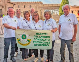 Viterbo - Santa Rosa - I maestri del lavoro in corteo