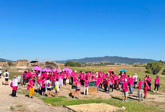 Vulci - Camminata per la prevenzione del tumore al seno
