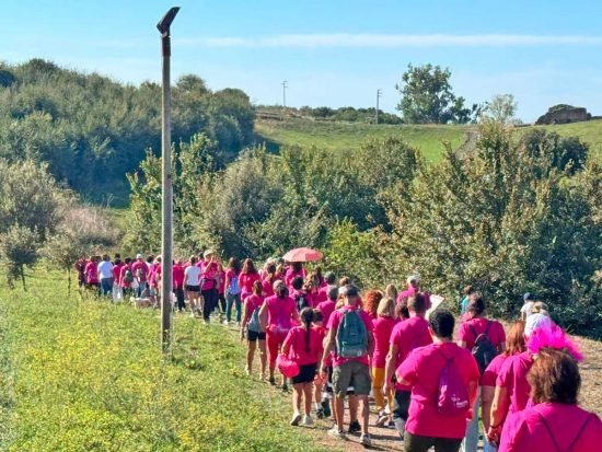 Vulci - Camminata per la prevenzione del tumore al seno