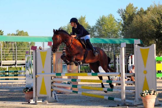 Viterbo - Bianca Poli del Circolo ippico della Leia su Zintura