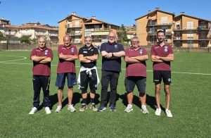 Fabrica di Roma - Il presidente Aia Viterbo, Ennio Mariani, con lo staff