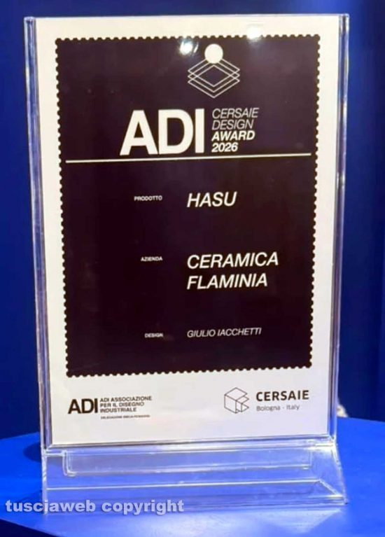 Civita Castellana - La Ceramica Flaminia conquista l'Adi Cersaie Design Award
