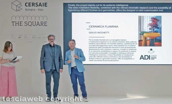 Civita Castellana - La Ceramica Flaminia conquista l'Adi Cersaie Design Award