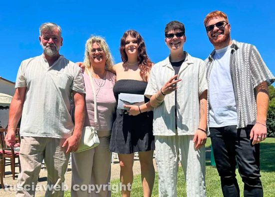 Lorenzo, Luana, Angelica, Alice e Vincenzo