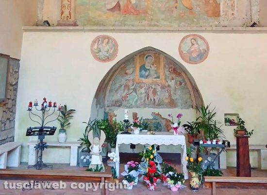 Ischia di Castro - L'immagine della Madonna del Giglio veneratissima