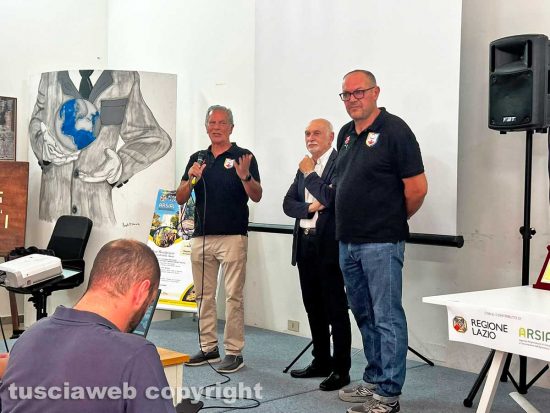 Viterbo - Massimo Mecarini, Marco Bragaglia e Luigi Aspromonte